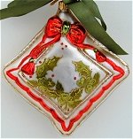 Holly and Shamrocks with Ribbon